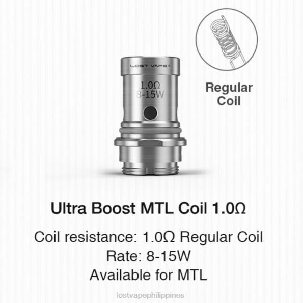 Lost Vape Review - Lost Vape Ultra Boost Coils (5-Pack) MTL V2 1.ohm 848X350