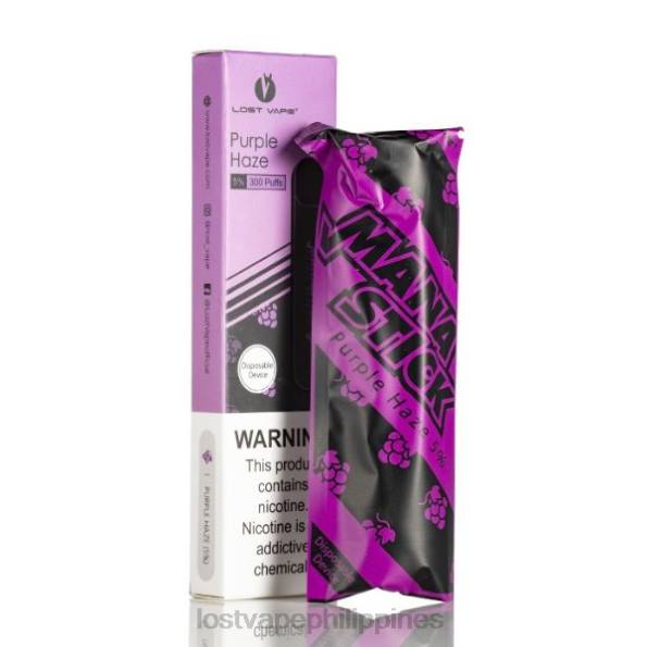 Lost Vape Customer Service - Lost Vape Mana Stick Disposable | 300 Puffs | 1.2mL Purple Haze 5% 848X527