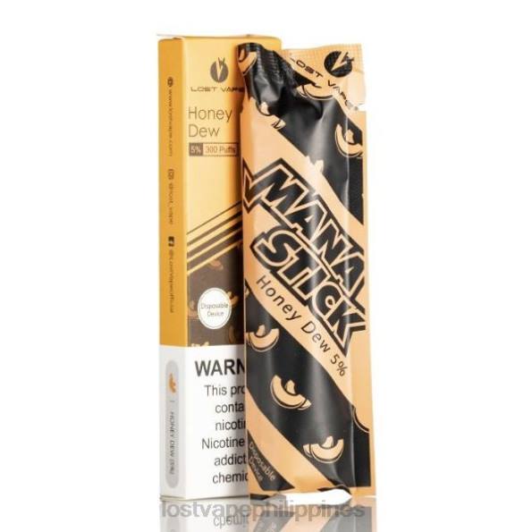 Lost Vape Review - Lost Vape Mana Stick Disposable | 300 Puffs | 1.2mL Honey Dew 5% 848X520