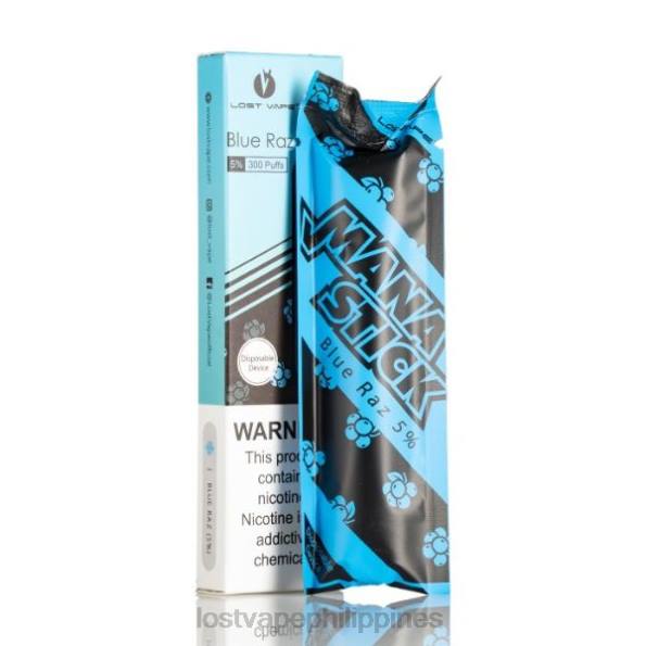 Lost Vape Wholesale - Lost Vape Mana Stick Disposable | 300 Puffs | 1.2mL Blue Raz 5% 848X519