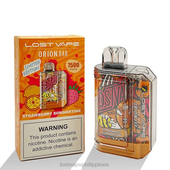 Lost Vape Flavors Philippines - Lost Vape Orion Bar Disposable | 7500 Puff | 18mL | 50mg Strawberry Summertime 848X98