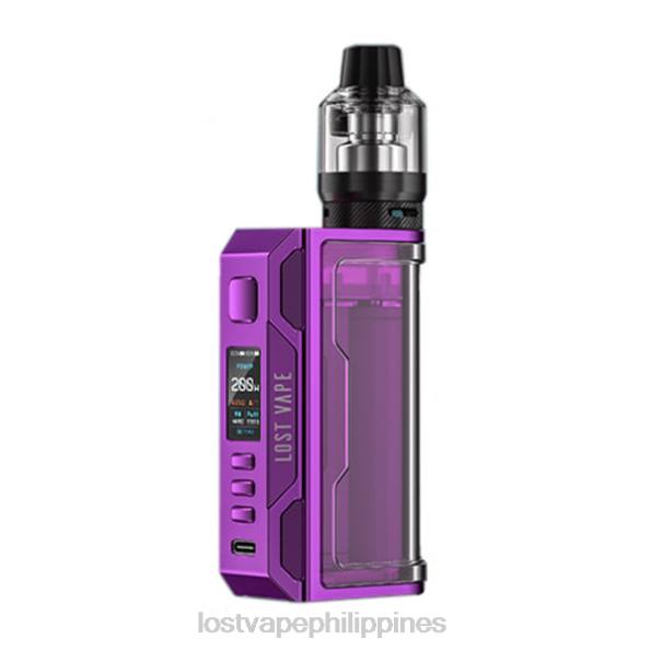 Lost Vape Flavors Philippines - Lost Vape Thelema Quest 200W Kit Purple/Clear 848X148