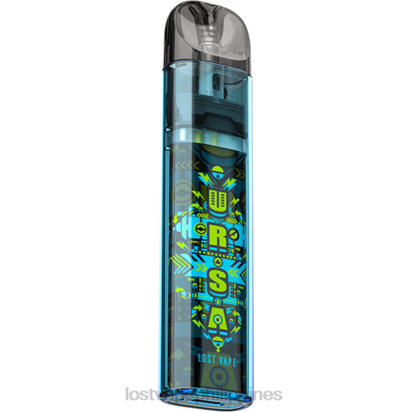 Lost Vape Flavors Philippines - Lost Vape URSA Nano Art Pod Kit Aqua Blue X Pachinko Art 848X258