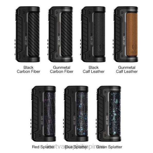 Lost Vape Review - Lost Vape Hyperion DNA 100C Mod 100w 200w Gunmetal Calf Leather 848X450