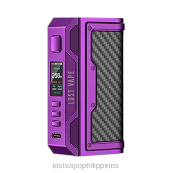 Lost Vape Pods Near Me - Lost Vape Thelema Quest 200W Mod Purple/Carbon Fiber 848X186