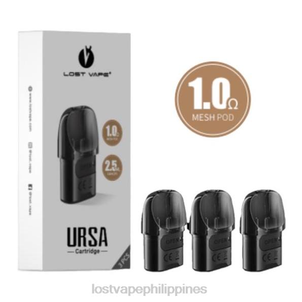 Lost Vape Price - Lost Vape URSA Replacement Pods | 2.5mL (3-Pack) Black 1.ohm 848X124